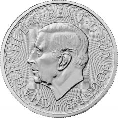 100 Pounds - Charles III 1 oz Fine Platinum