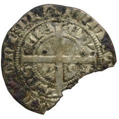 1/2 Groschen with Lion - Edward III