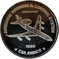 Boeing Employees Coin Club E3A AWACS