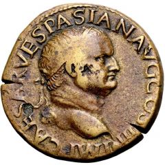 Dupondius - Vespasian ROMA S C, Roma