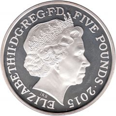 5 Pounds - Elizabeth II Winston Churchill, Silver Proof