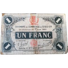 1 Franc - Chambre de commerce de St Dizier
