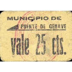 25 Céntimos Puente de Génave
