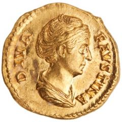 Aureus - Faustina the Elder AVGVSTA, Venus