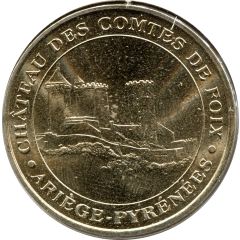Monnaie de Paris Tourist Token - Château des Comtes de Foix 2 points