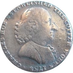 1/2 Penny Cheshire - Macclesfield / Charles Roe Copper Works