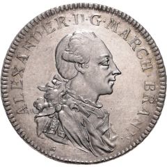 1 Thaler `Konventionstaler` - Christian Frederick Charles Alexander Order of the red eagle