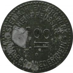 1 Mark - Homberg Steinkohlenbergwerk Rheinpreussen Homberg-Niederrhein