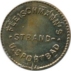 1/2 Liter Bier Fleischmann`s Strand-u. Sportbad