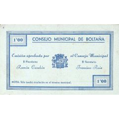 1 Peseta Boltaña