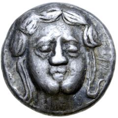 Tetradrachm Apollokopf-Dickschrötling Type