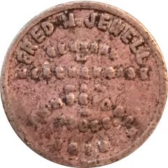 5 Cents - Fred M. Jewell Cambridge, Idaho