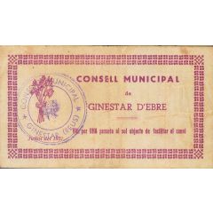 1 Peseta Ginestar d`Ebre