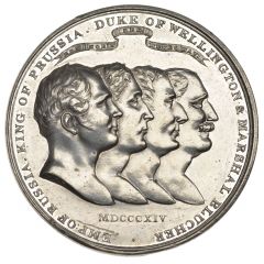 Medal - George III Peace of Paris, W. Turnpenny, white metal