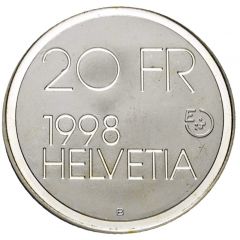 20 Francs Conrad Ferdinand Meyer, trial