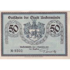 50 Pfennigs Ueckermünde