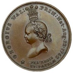 Medalet - George III Birth of Frederick, bronze
