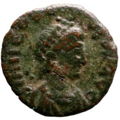 Æ12 - Theodosius II Monogram; Constantinople