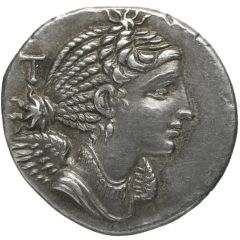 Denarius C. Valerius Flaccus, C•V͡A͡L•FLA IMPERAT EX S•C