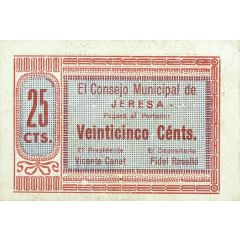 25 Céntimos Jeresa