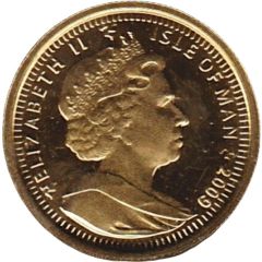 ⅒ Angel - Elizabeth II Archangel Michael facing right; IRB head; Piedfort