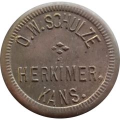 10 Cents - O.W. Schulze Herkimer, Kansas