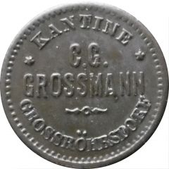 1 Pfennig - Kantine C.G. Grossmann Grossröhrsdorf