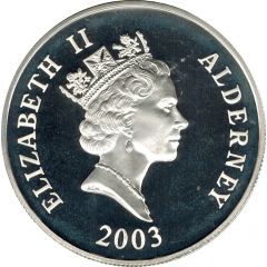 5 Pounds - Elizabeth II The Mary Rose, Silver Proof