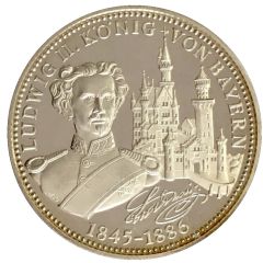 Medal - German Emperors and Kings Ludwig II of Bavaria