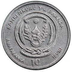 10 Francs Elephant, rhodium