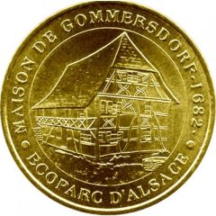 Monnaie de Paris Tourist Token - Ecoparc d`Alsace Maison de Gommersdorf
