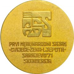 Medal - First International Flower, Women and Beauty Fair Sarajevo