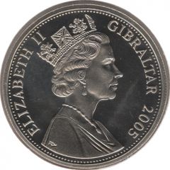 1 Crown - Elizabeth II Nelson`s Battle Tactics