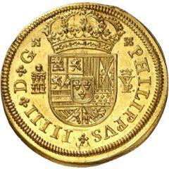 4 Escudos - Philip V Segovia
