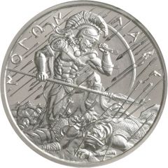 2 oz Silver Molon Labe III