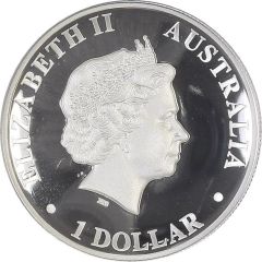 1 Dollar - Elizabeth II 4th Portrait - Koala - Silver Proof Coin
