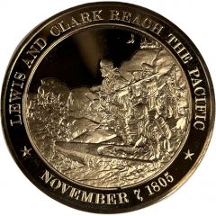 Medal - History of the United States Lewis and Clark Reach the Pacific