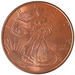 1/4 oz Copper Golden State Mint - Walking Liberty
