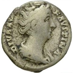 Denarius - Faustina the Elder CONSECRATIO, Ceres