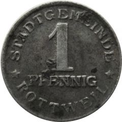 1 Pfennig - Rottweil