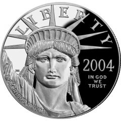 10 Dollars `American Platinum Eagle` Bullion Coinage