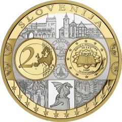 European Currency Slovenia 2 Euro Treaty of Rome