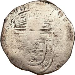 200 Réis - João IV Countermarked 1 Tostao