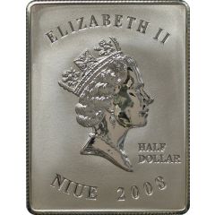 1/2 Dollar - Elizabeth II John Paul II