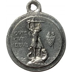 Médaille - Saint Michel, Marie et l’enfant