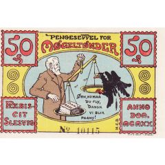 50 Pfennig Møgeltøndern, propeganda note