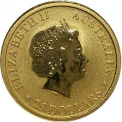 25 Dollars - Elizabeth II 4th Portrait - Kangaroo - Bullion Coin