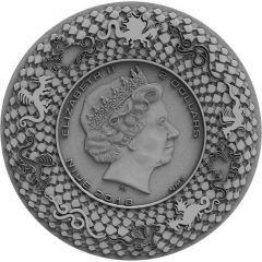 2 Dollars - Elizabeth II Chinese Dragon
