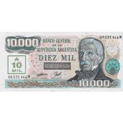 10 000 Australes - Provisional Issue