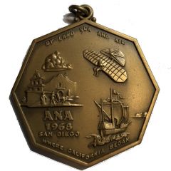 Medal - 1968 ANA Convention San Dieg, California